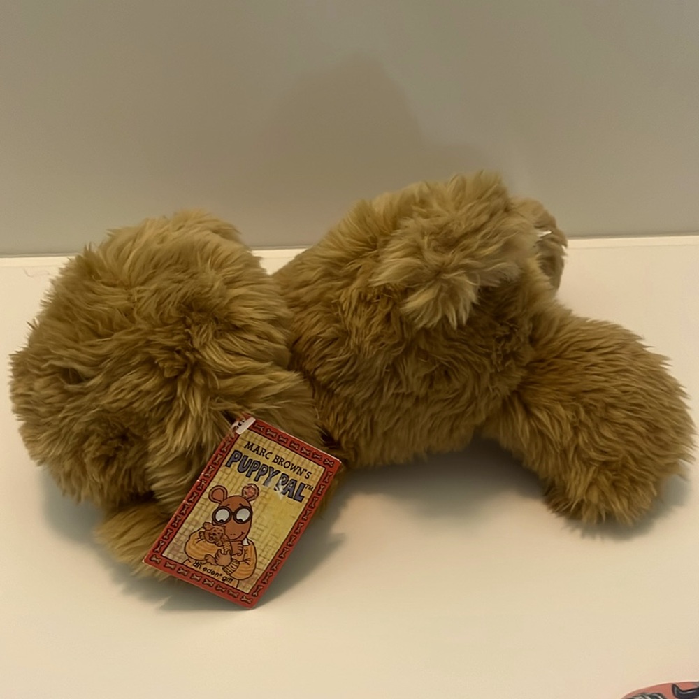 NWT Vintage Eden Marc Brown Puppy Pal CBS Arthur Dog Plush